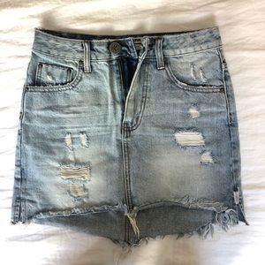 One Teaspoon Denim Skirt